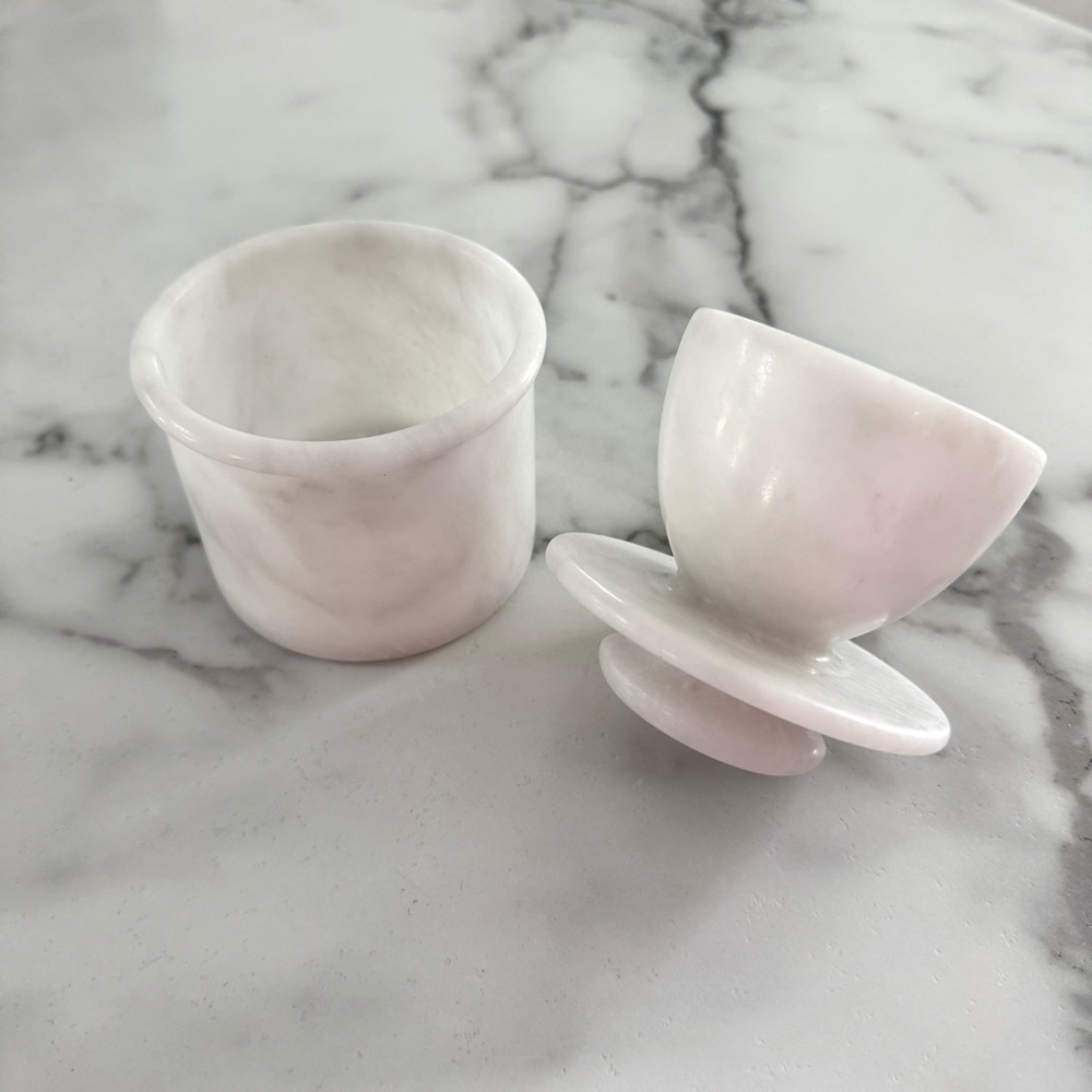 Marble Butter Crock